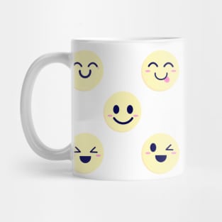 Smile and laugh yellow face emoji Mug